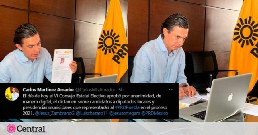 PRD elige a sus candidatos a diputados locales por Puebla
