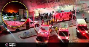 Evacuan Hospital de Traumatología por explosión en Xochimehuacan; heridos irán al del Norte de Puebla
