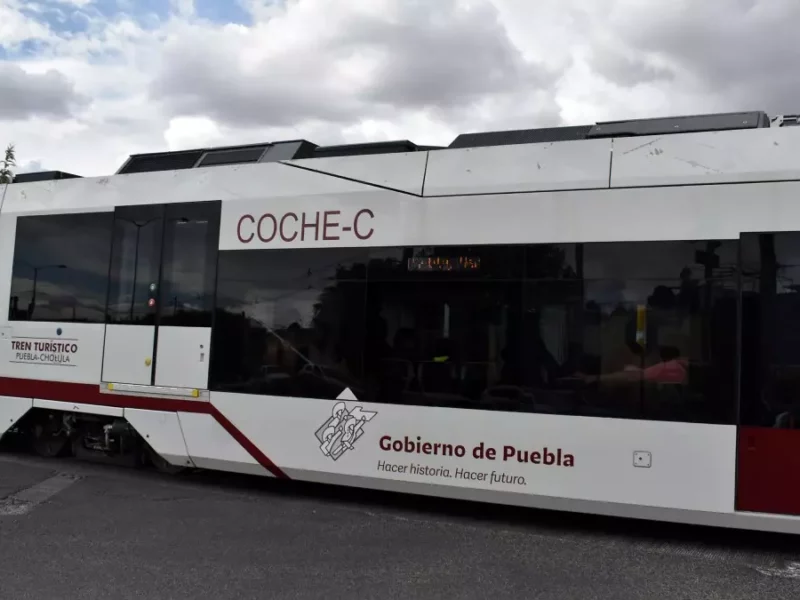 Tren Turístico Puebla-Cholula.
