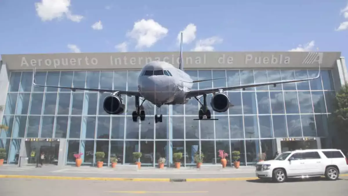 Aeropuerto Internacional de Puebla.