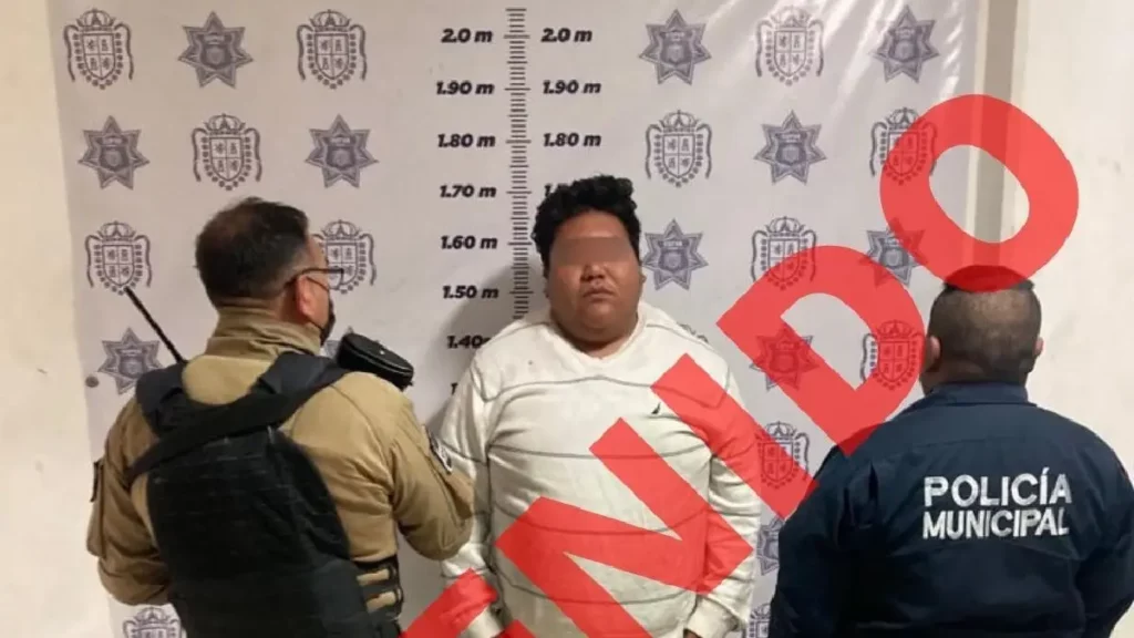 Detenido por robar tienda Oxxo.