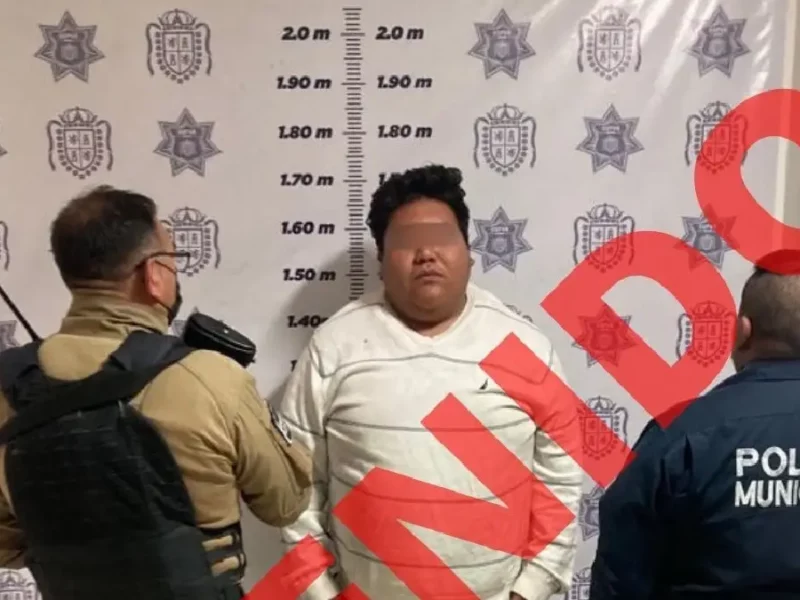 Detenido por robar tienda Oxxo.