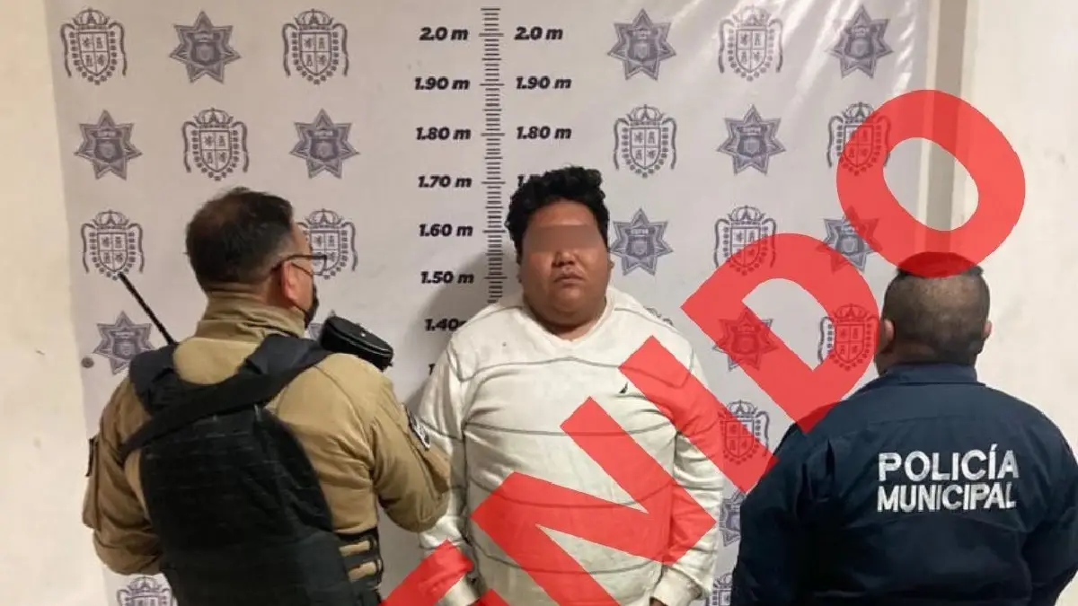 Detenido por robar tienda Oxxo.