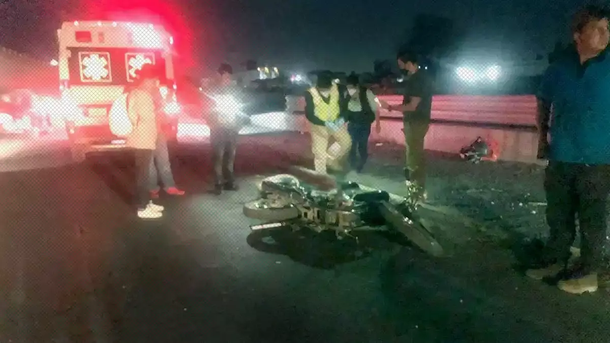 Motociclista terminó gravemente herido