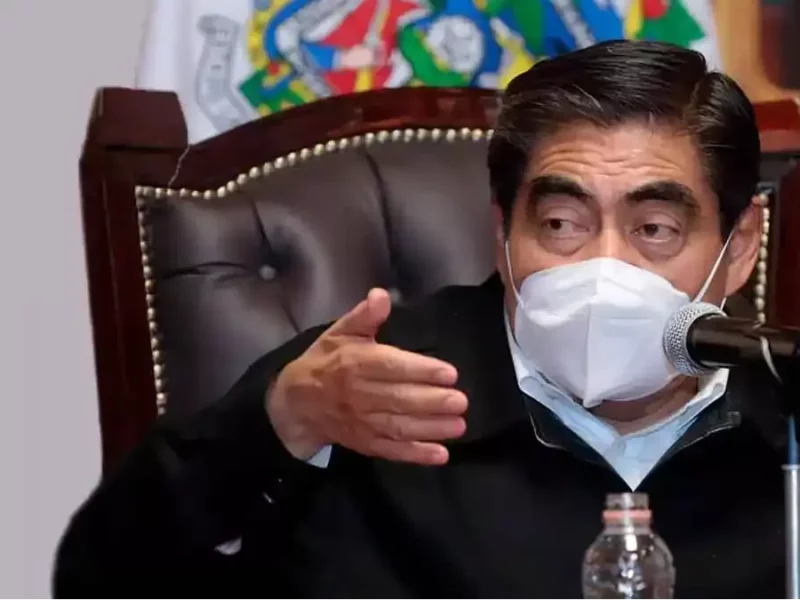 Miguel Barbosa, gobernador de Puebla.