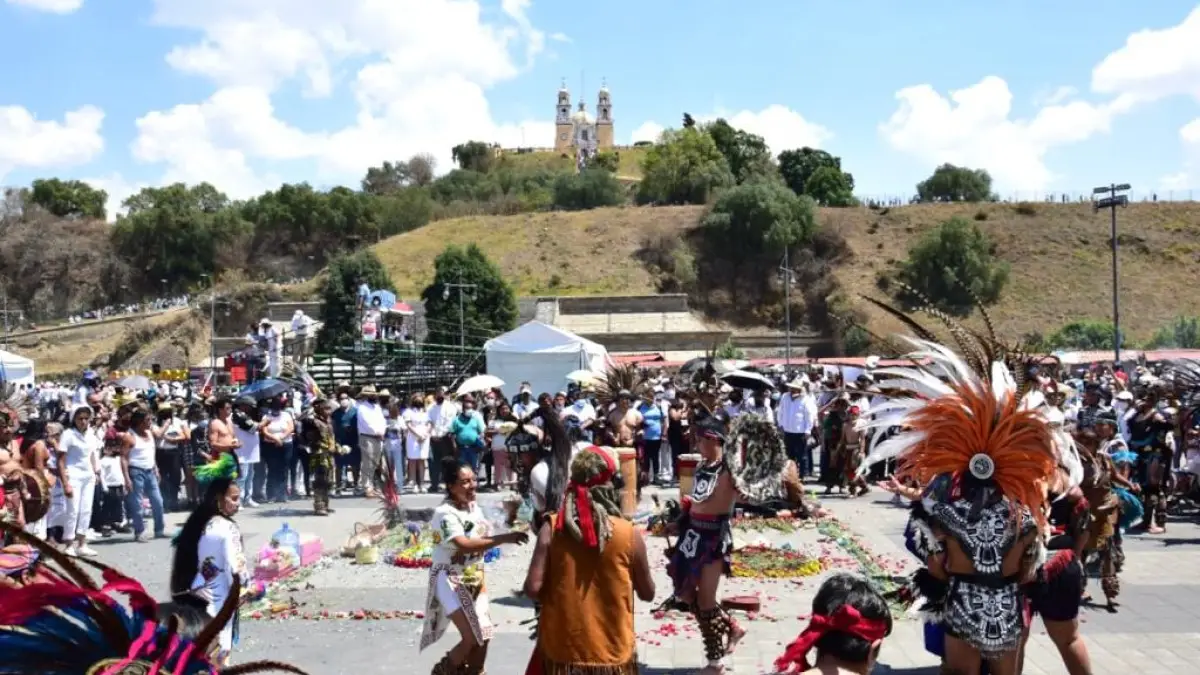 Equinoccio 2022 en San Pedro Cholula.