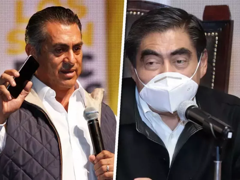 Miguel Barbosa, gobernador de Puebla y Jaime Rodríguez, exmandatario de Nuevo León.