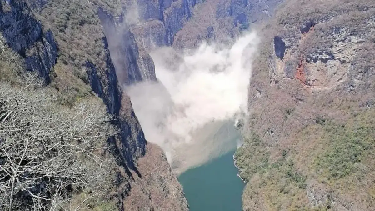 Cañón del Sumidero en Chiapas.