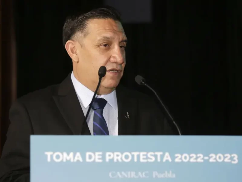 Carlos Azomoza, presidente de la Canirac Puebla.