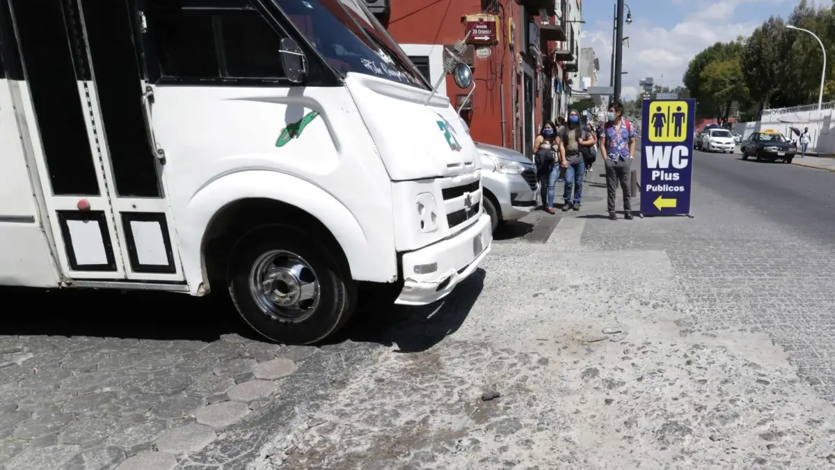 Calles dañadas en el Centro.