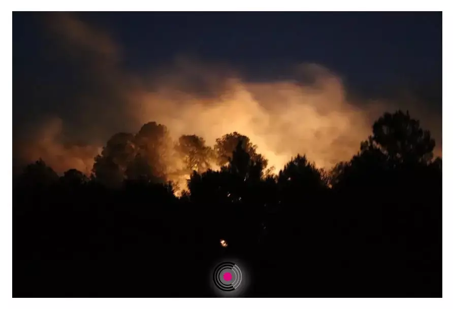 Incendio en el Cerro Zapotecas.