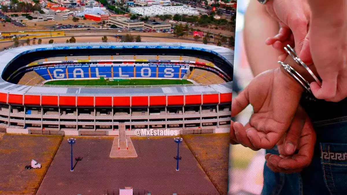Detienen a funcionarios por violencia en el Estadio Corregidora