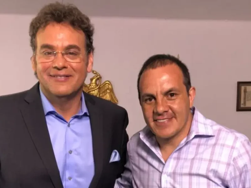 David Faitelson y Cuauhtémoc Blanco.