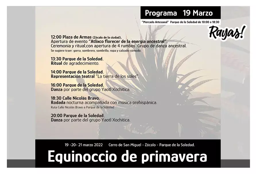 Equinoccio de Primavera en Atlixco.