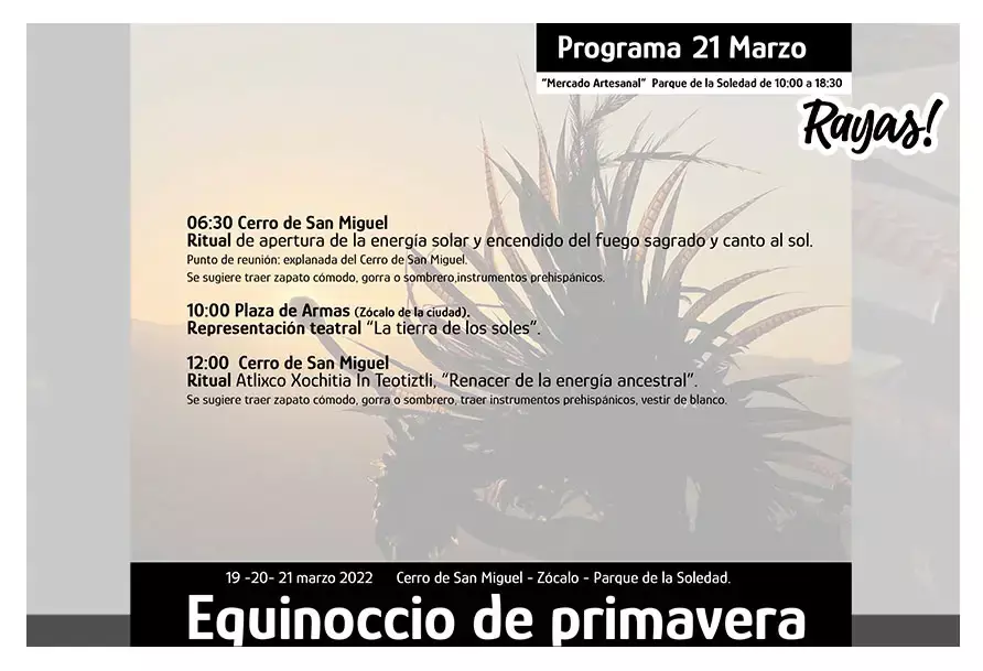 Equinoccio de Primavera en Atlixco.