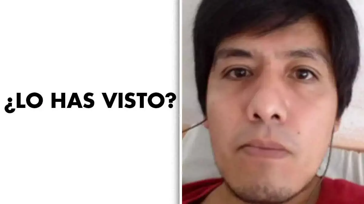 Fernando Herrera Martínez de 40 años, está desaparecido.