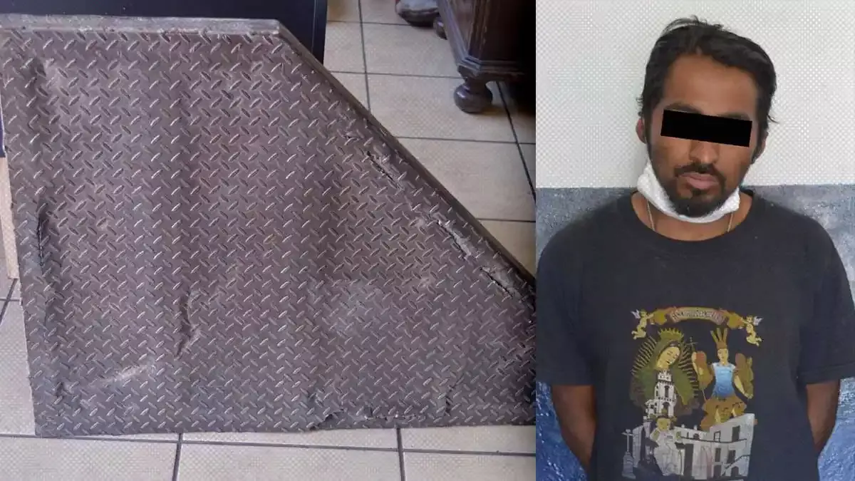 Detienen aun hombre por robo de una tapa de registro pluvial