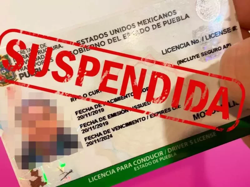 Licencia de conducir en Puebla.