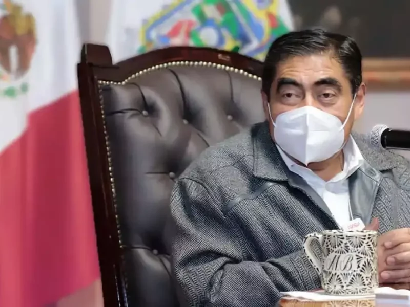 Miguel Barbosa, gobernador de Puebla.