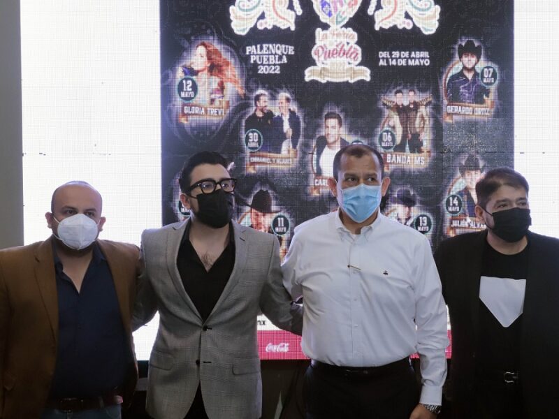 Presentan cartel de la feria de Puebla