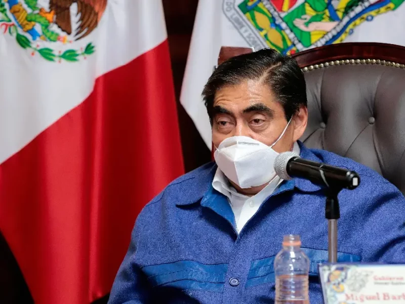 Miguel Barbosa, gobernador de Puebla.