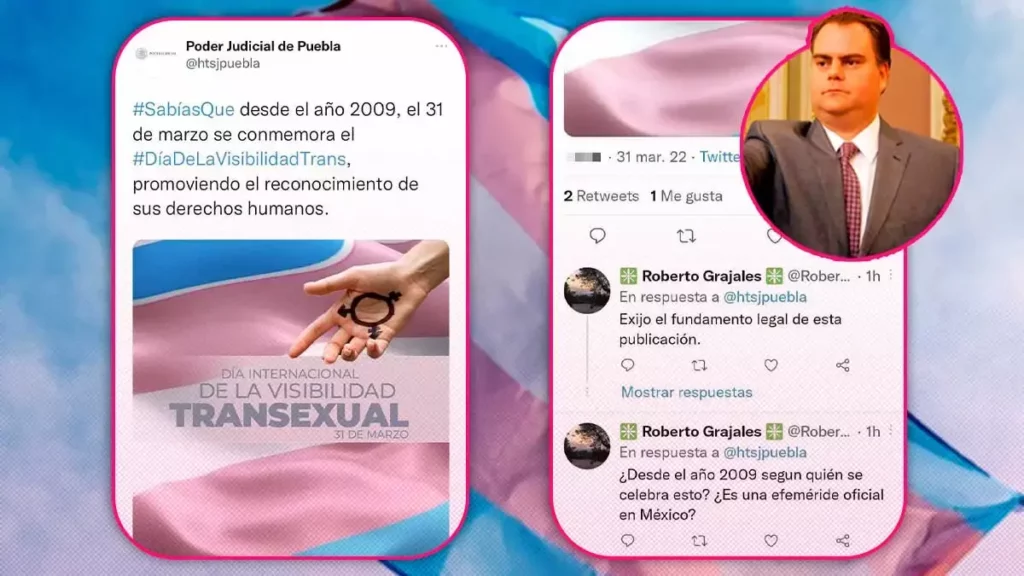 Magistrado se expresa intolerante ante tuit sobre la visibilidad Trans.