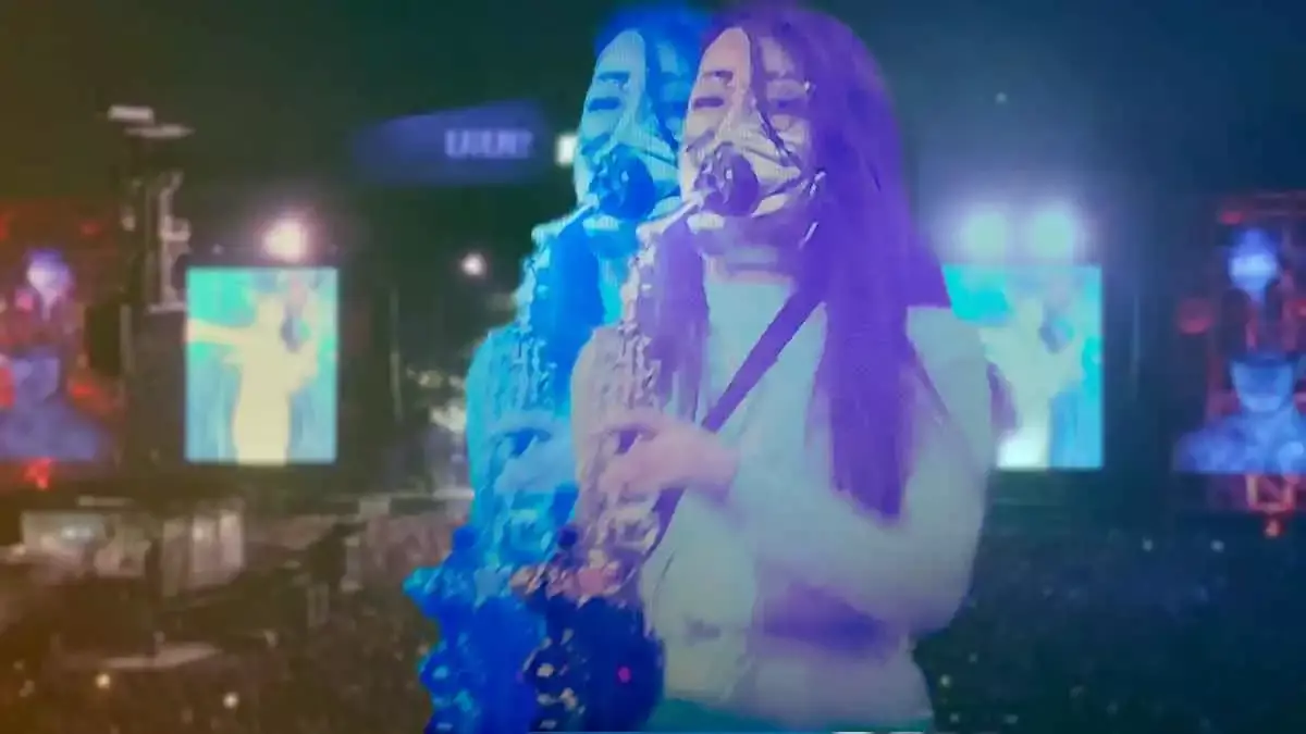 María Elena Ríos, saxofonista oaxaqueña.
