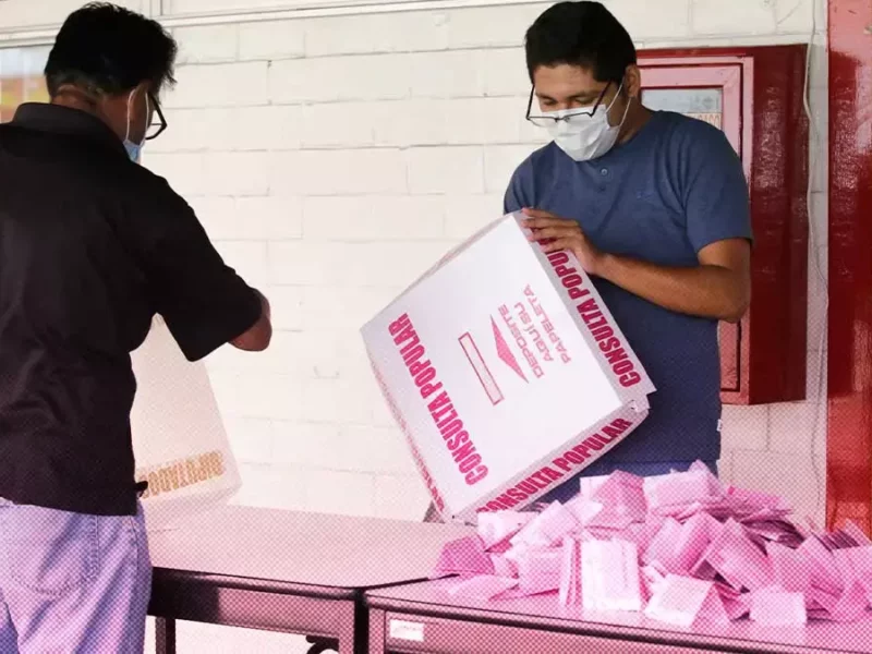 INE no entregó lista nominal.