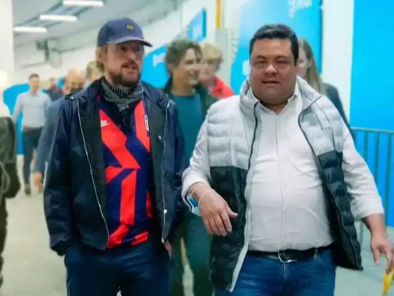 Owen Wilson fue visto en los pasillos del Estadio Azteca