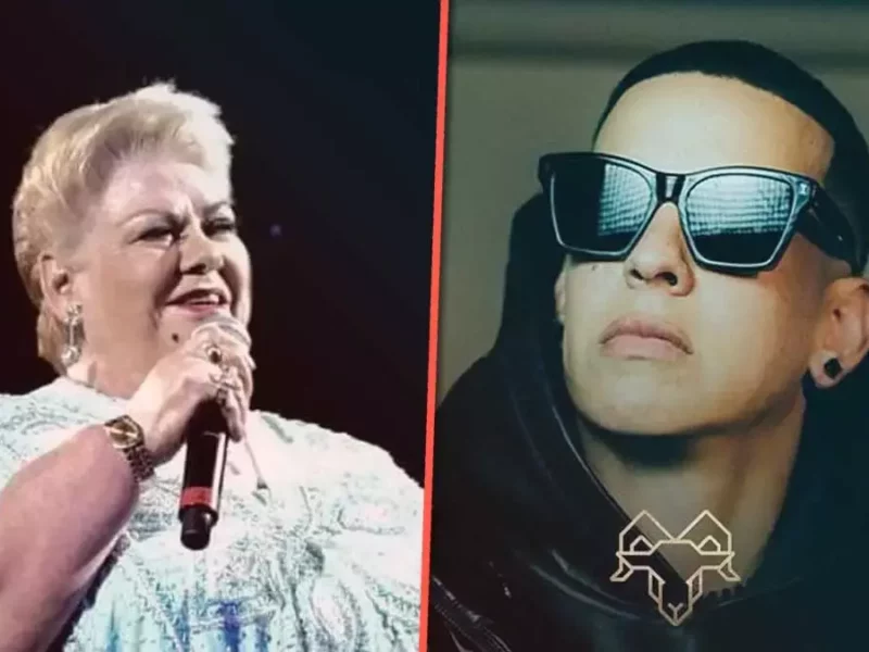 Paquita la del Barrio y Daddy Yankee.