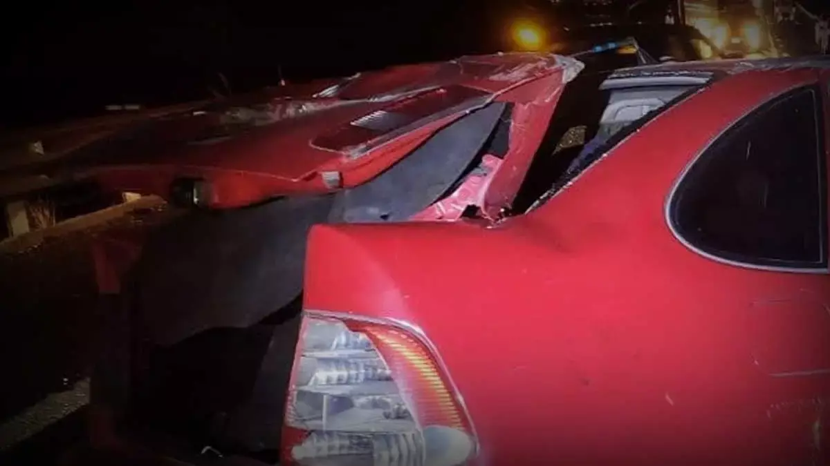 Colisión frontal en la Cuacnopalan-Oaxaca