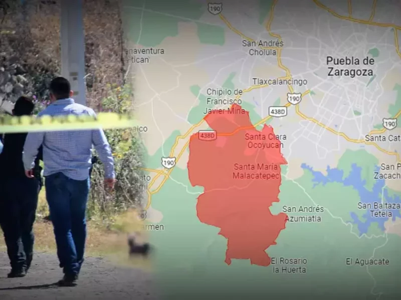 Dos hombres fueron asesinados en Ocoyucan