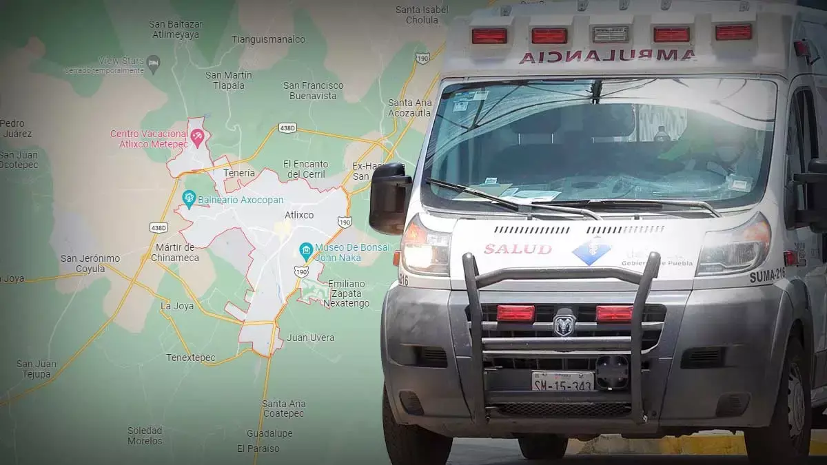 Niño se dispara en la cabeza mientras jugaba en Atlixco.