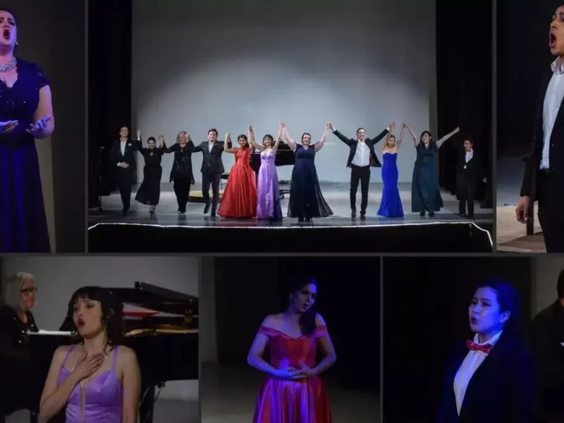 En el concierto de la Ópera UDLAP participaron mezzosopranos, sopranos y barítonos.