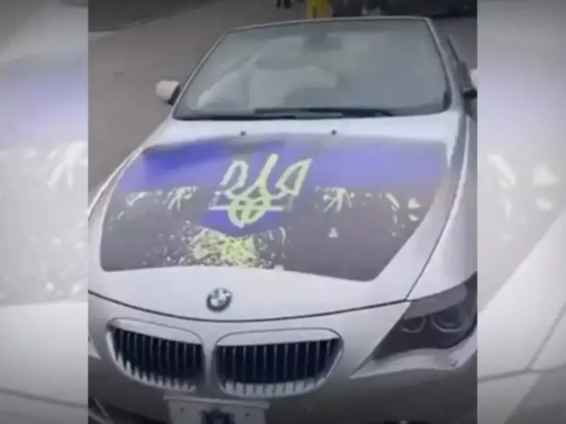 Ucranianos modifican BMW para ataques.