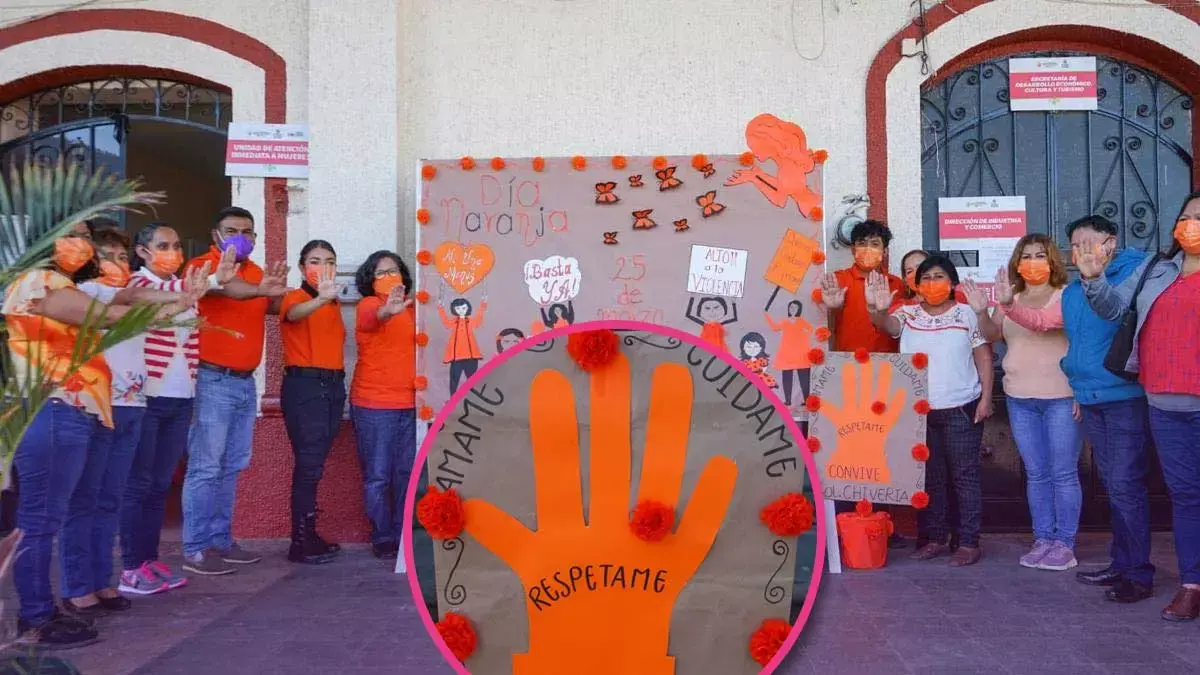 Colocan mural conmemorativo de marzo en la Secretaría de Bienestar Municipal de Xicotepec.