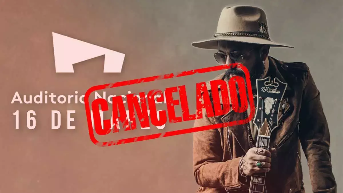 Cancelan el concierto de Edgar Oceransky en el Auditorio Nacional.