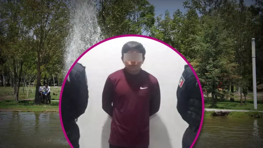 Este joven es el degenerado que grababa mujeres en un parque de Puebla.