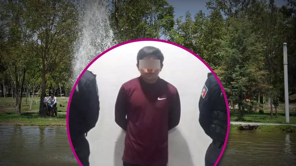 Este joven es el degenerado que grababa mujeres en un parque de Puebla.