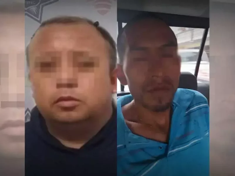 Policías municipales detuvieron a dos hombres en Xicotepec