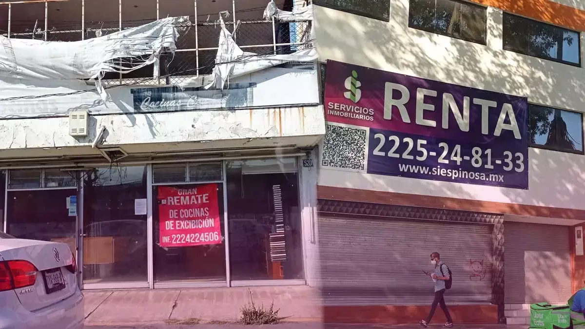 Restaurantes de la Avenida Juárez y 43 poniente no sobrevivieron a la pandemia