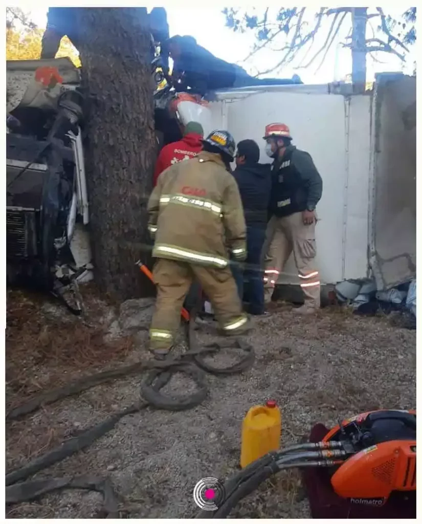El accidente ocurrió la madrugada de este miércoles en la carretera El Seco-Azumbilla.