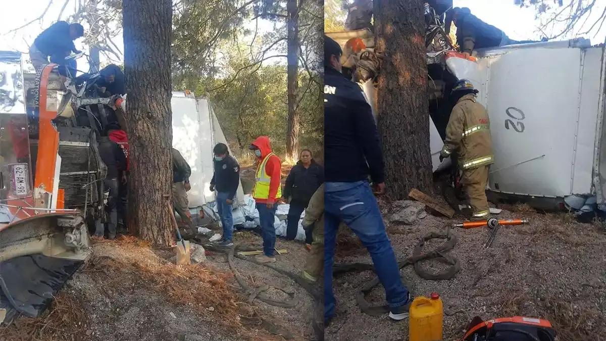 Transportista fallece en accidente en la carretera El Seco-Azumbilla.