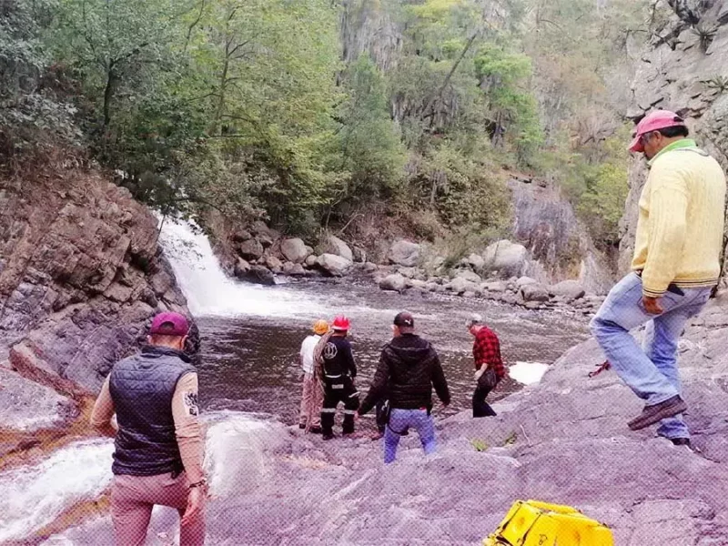 Un turista fue arrastrado por un río en Zacatlán
