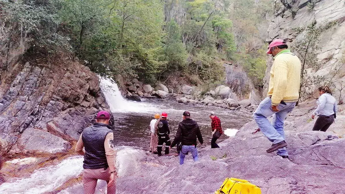 Un turista fue arrastrado por un río en Zacatlán