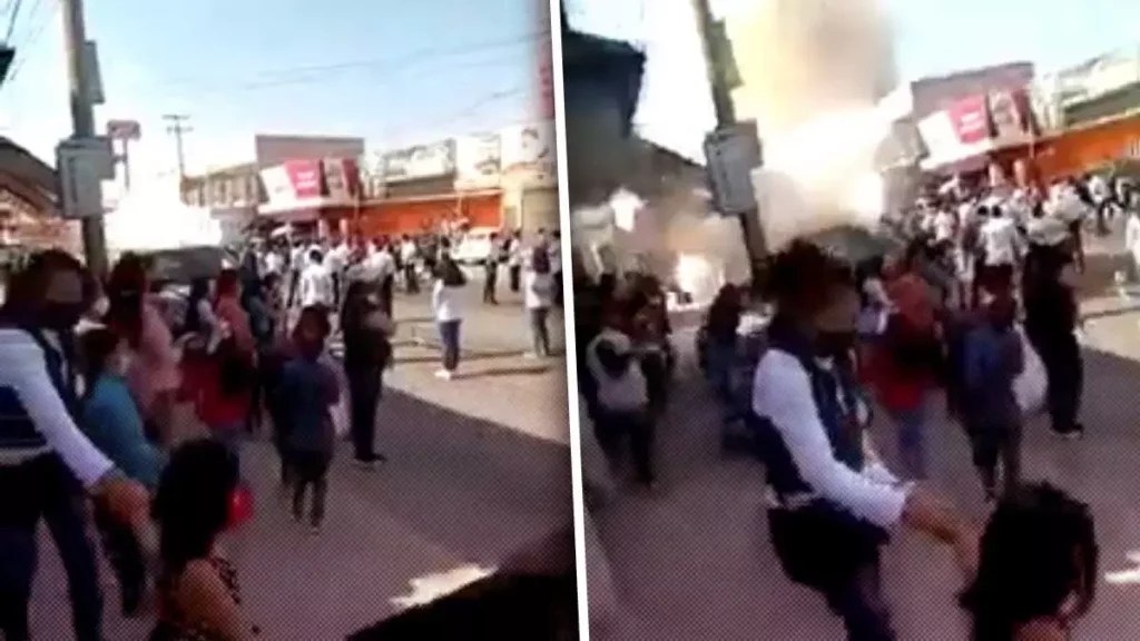 Este fue el momentos de la explosión en Balcones del Sur