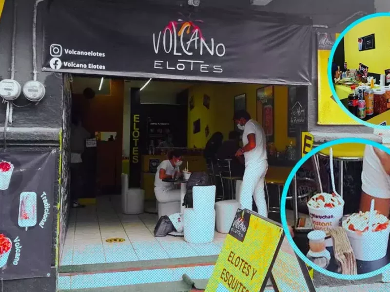 No te pierdas Volcano, los esquites y elotes explosivos de Puebla