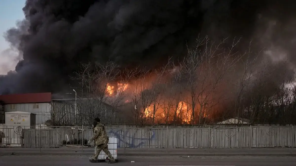 Ataques en Kiev, Ucrania.
