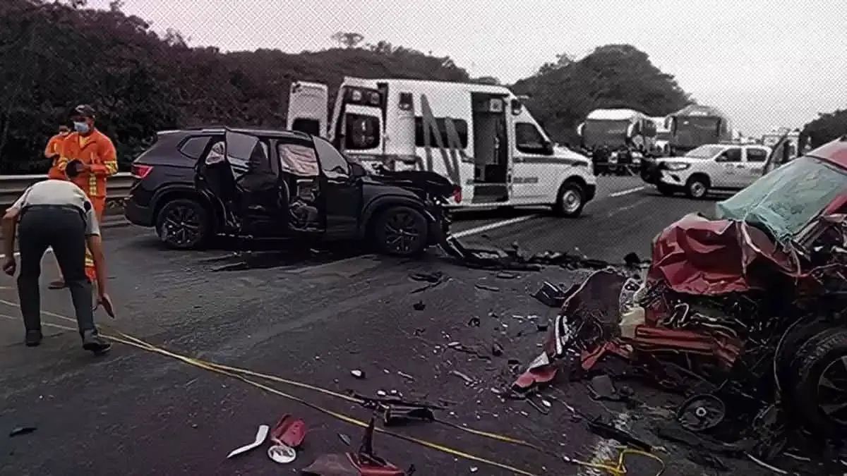 Accidente en la autopista México-Tuxpan.