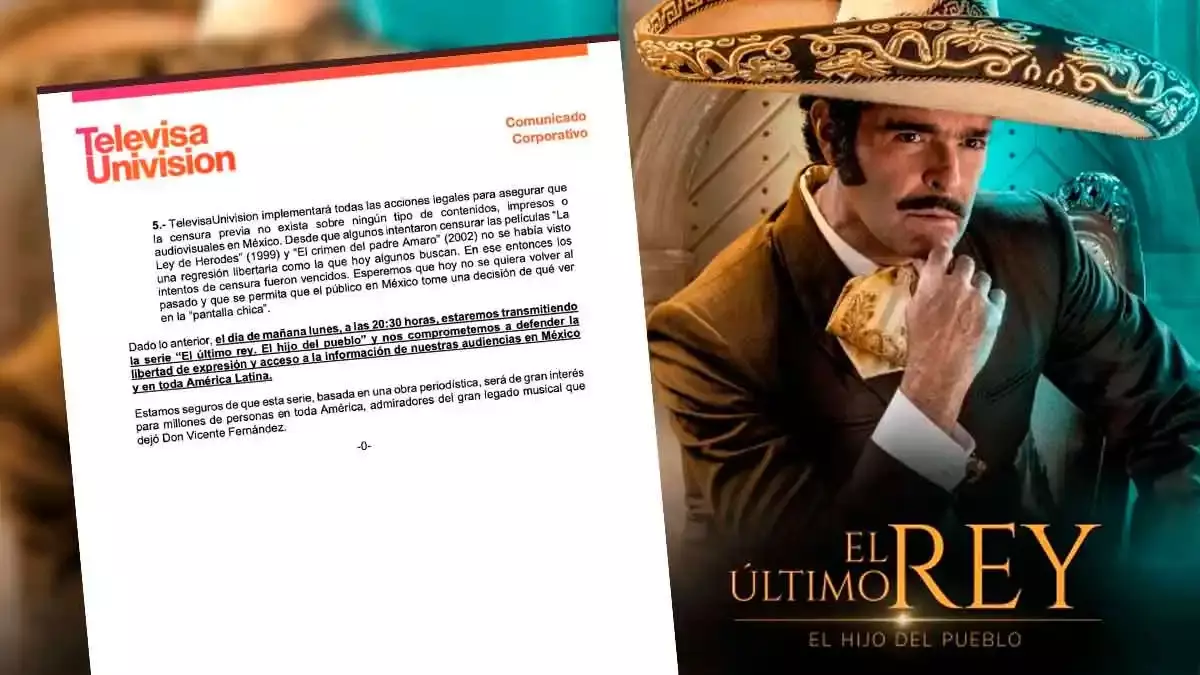 Serie sobre Vicente Fernández.
